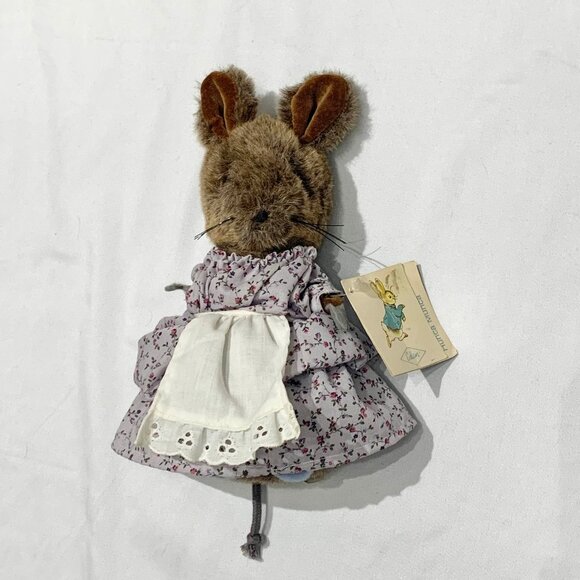 Vintage 80s Eden Plush Hunca Munca With Original Tags Style No 30409 - Picture 6 of 13